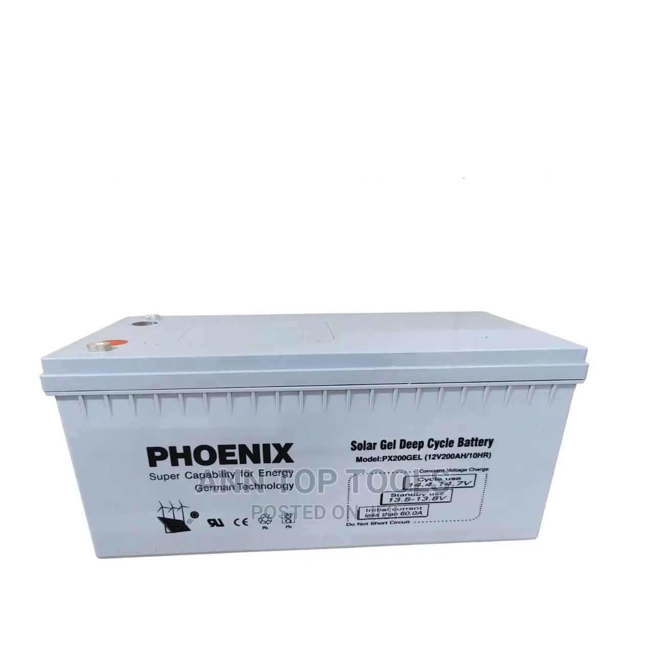 Phoenix 12v200ah Deep Cycle Solar Battery