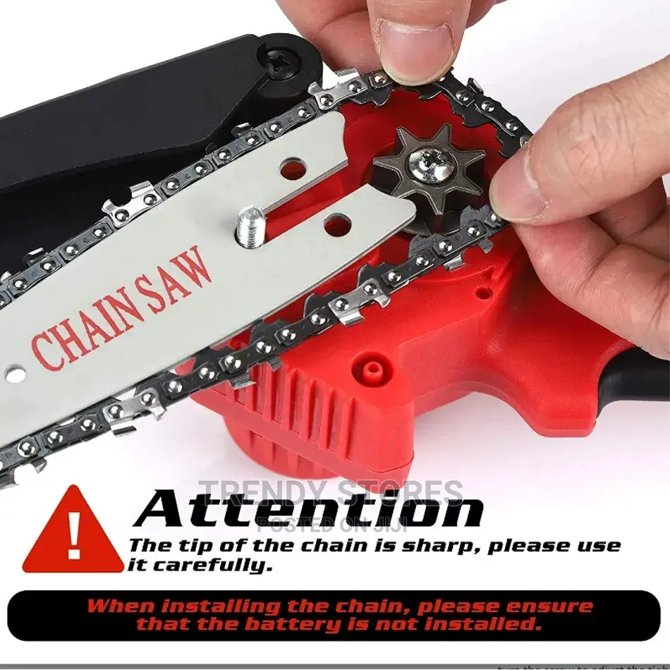 Electric Cordless Chainsaw Cutting Tool