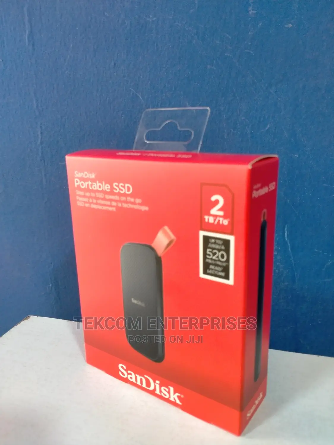 Sandisk 2tb/to New Portable External SSD