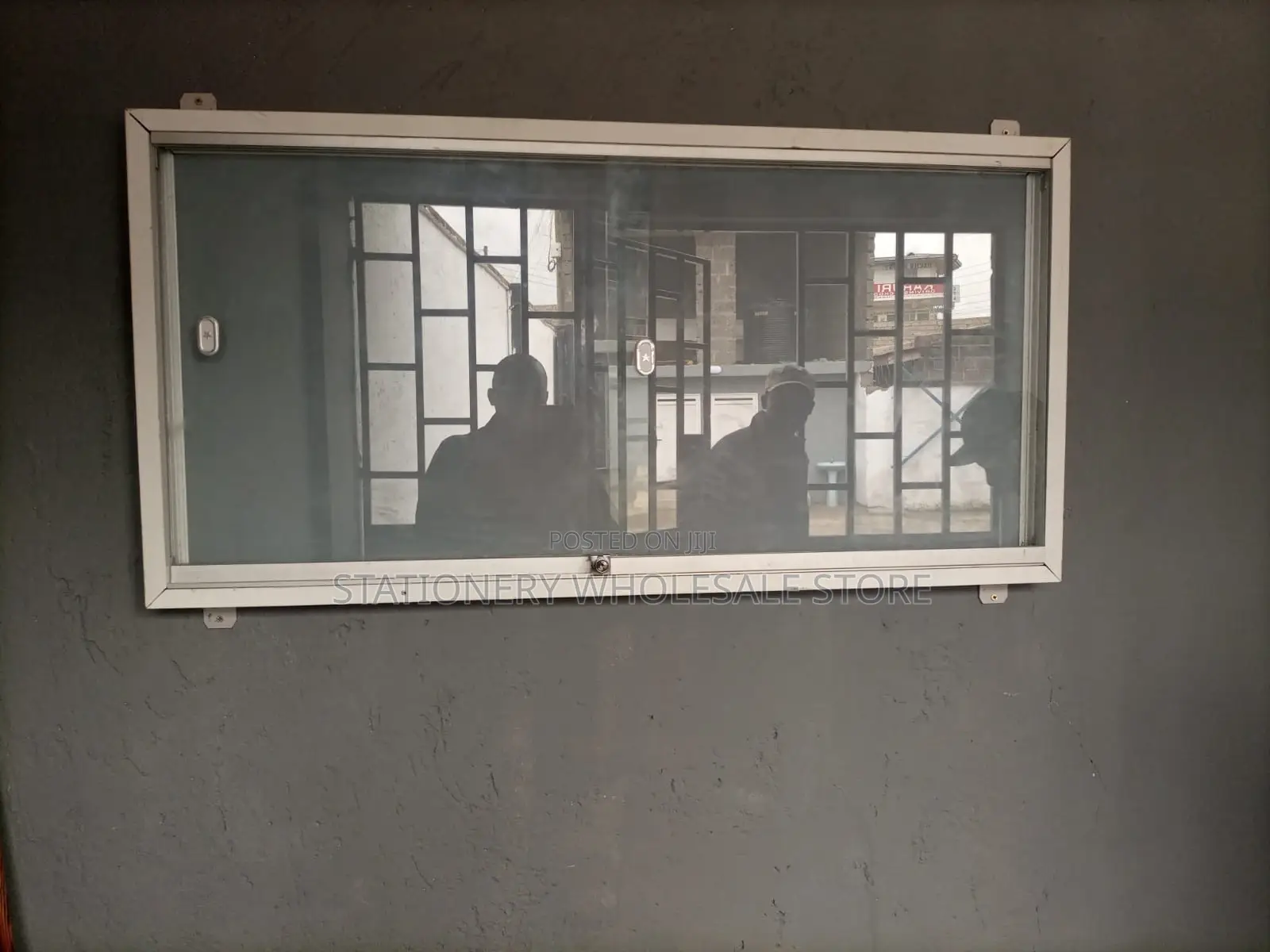 Notice Board 4ftx2ft Wall Mount Glass Sliding