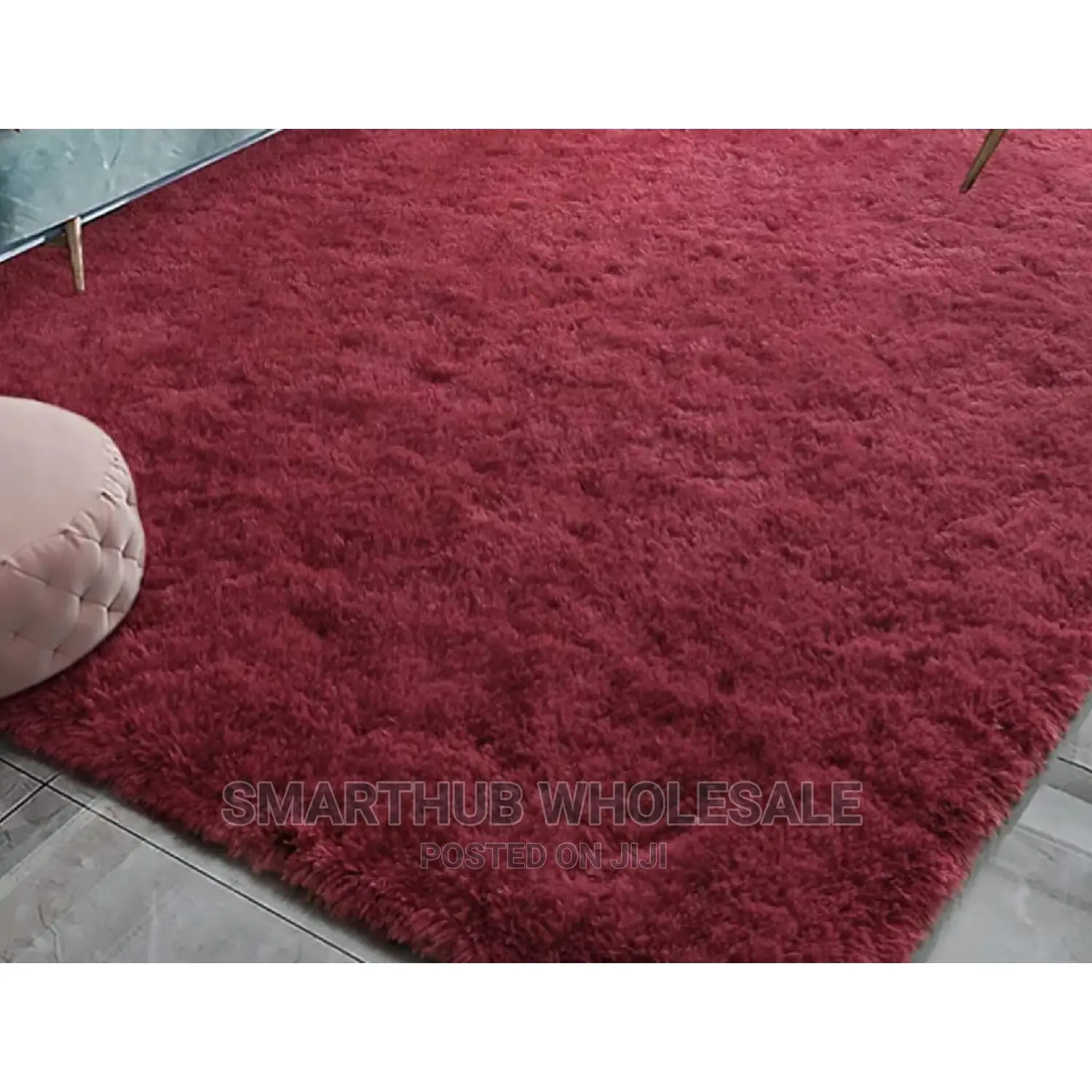 Fluffy Carpet Maroon 5*6