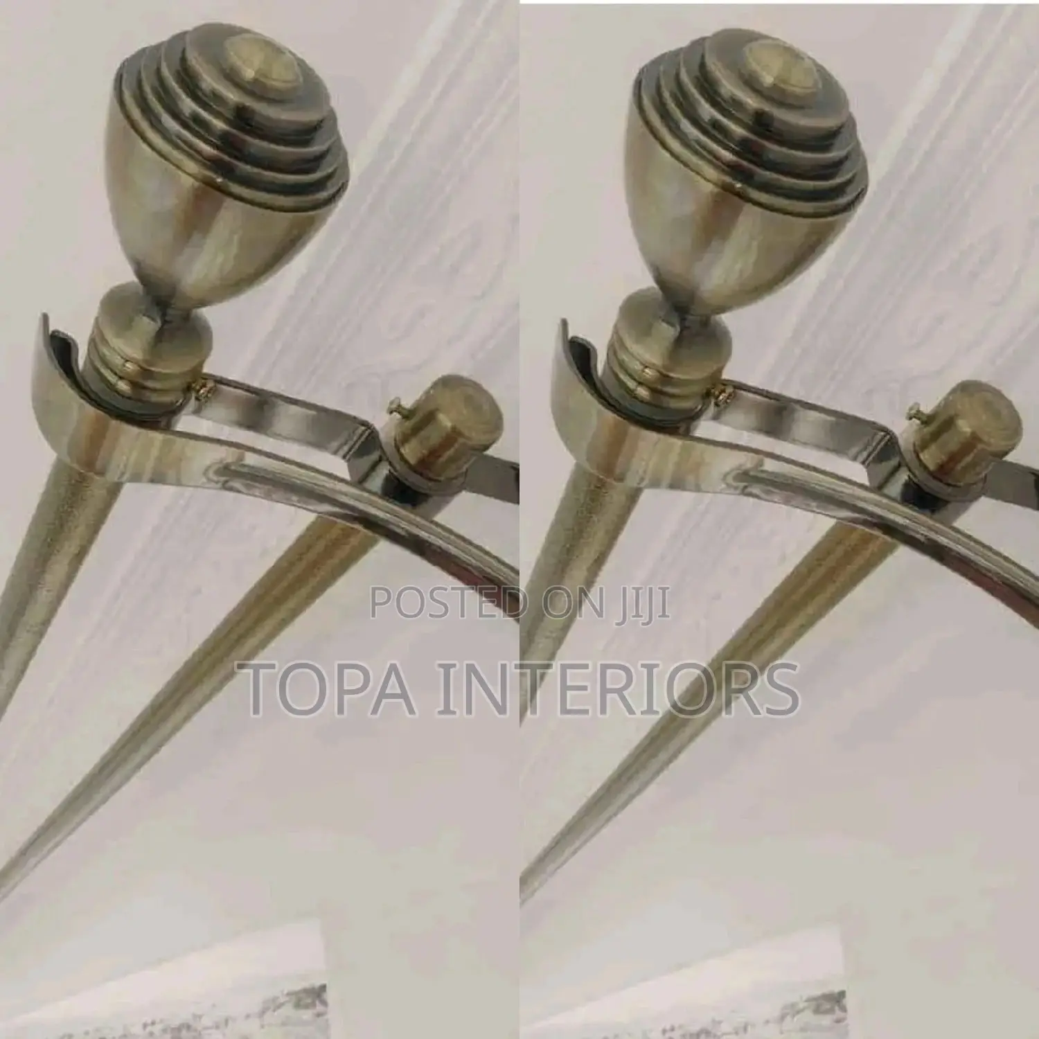 Strong Jua Kali Powder Coated Window Curtain Rods