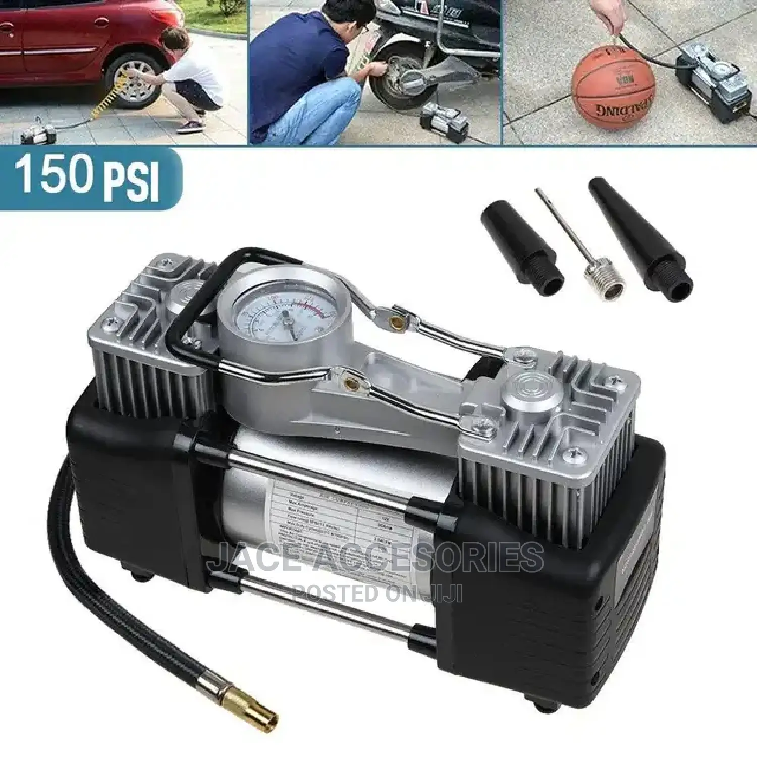 Twin Cylinder Portable Air Compressor