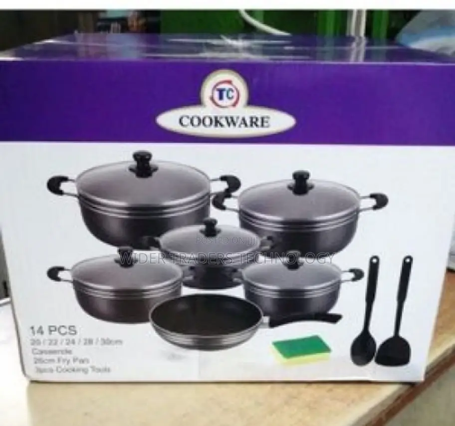 14 Pieces Non Stick Cookware Tc