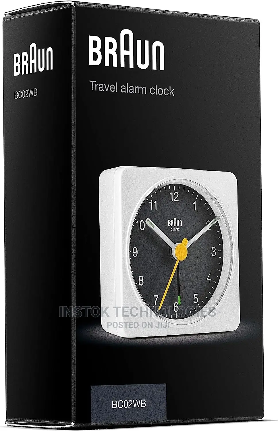 Braun Bc02x Classic Analogue Travel Alarm Clock