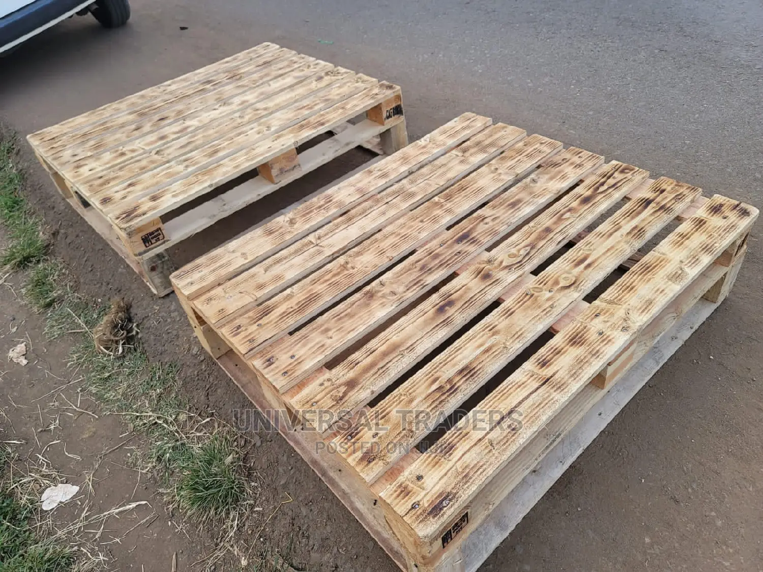 Simple Wooden Pallets Bed - Size 4*6ft