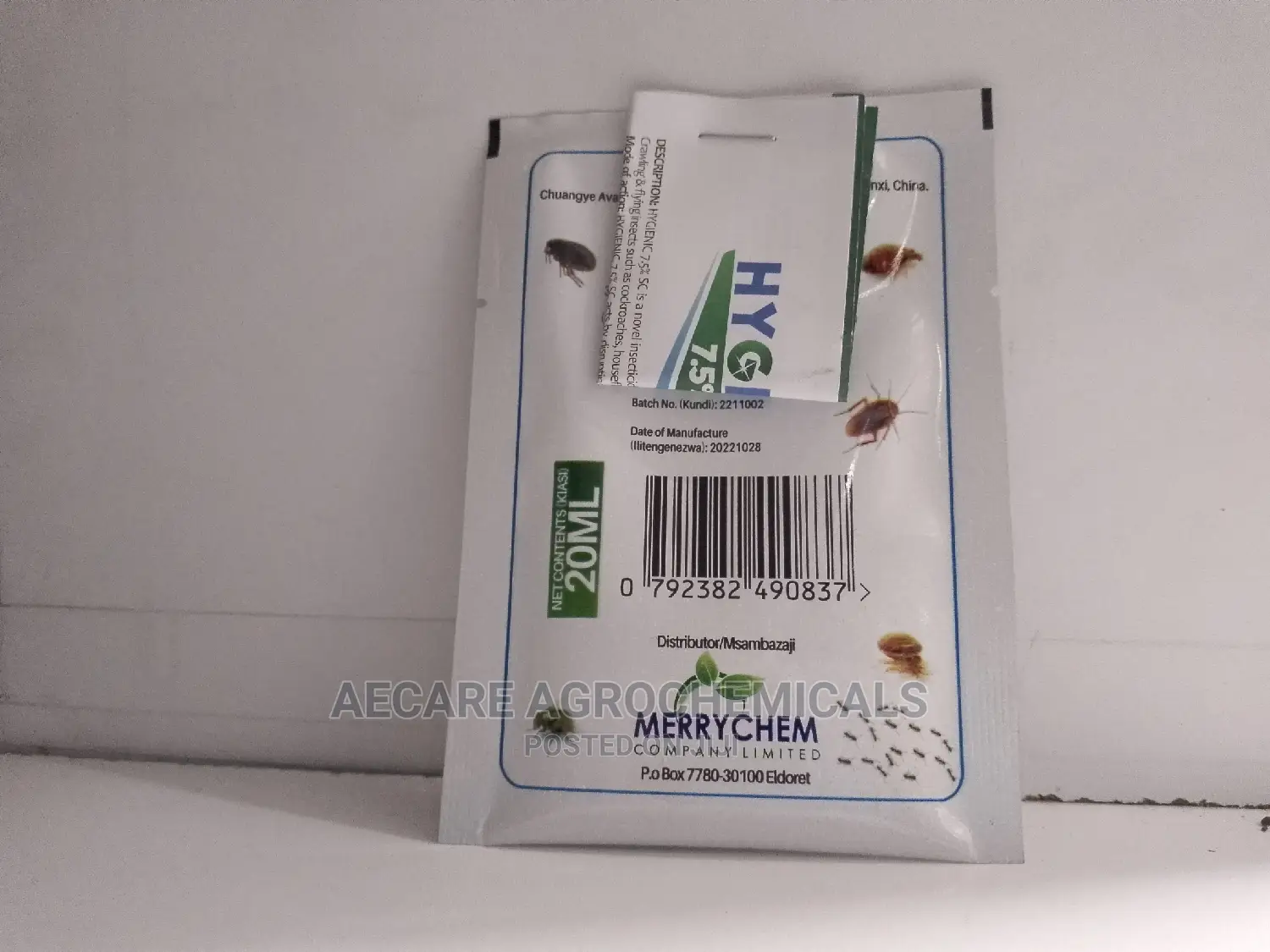 Hygienic 7.5% Sc Insecticide 20ml