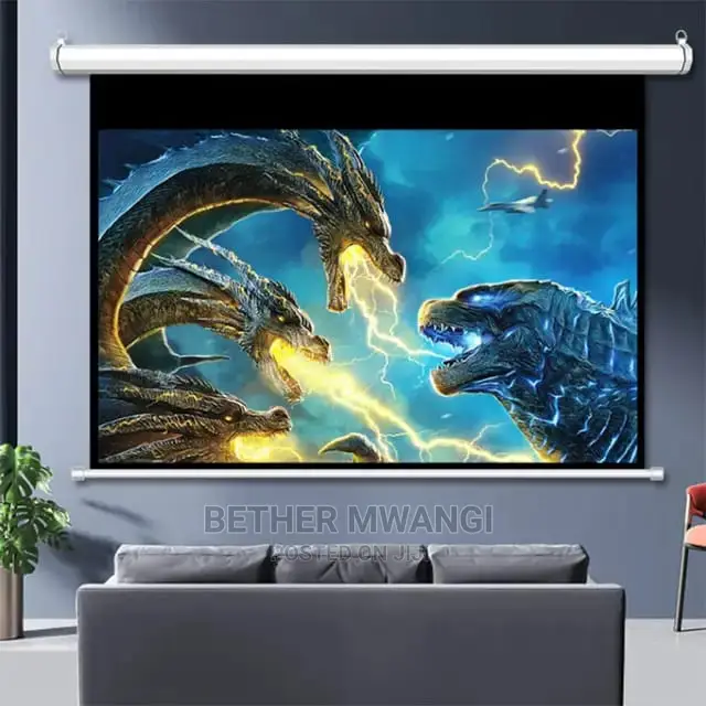 Electric Motorised Rool Down Projector Screen (HDTV)
