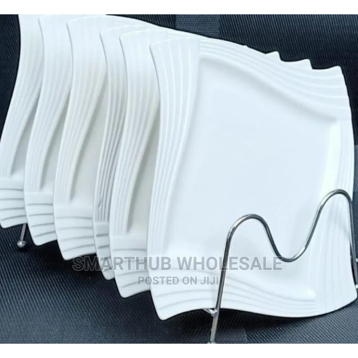 12inch Strip Ceramic Swag Plates 6pcs