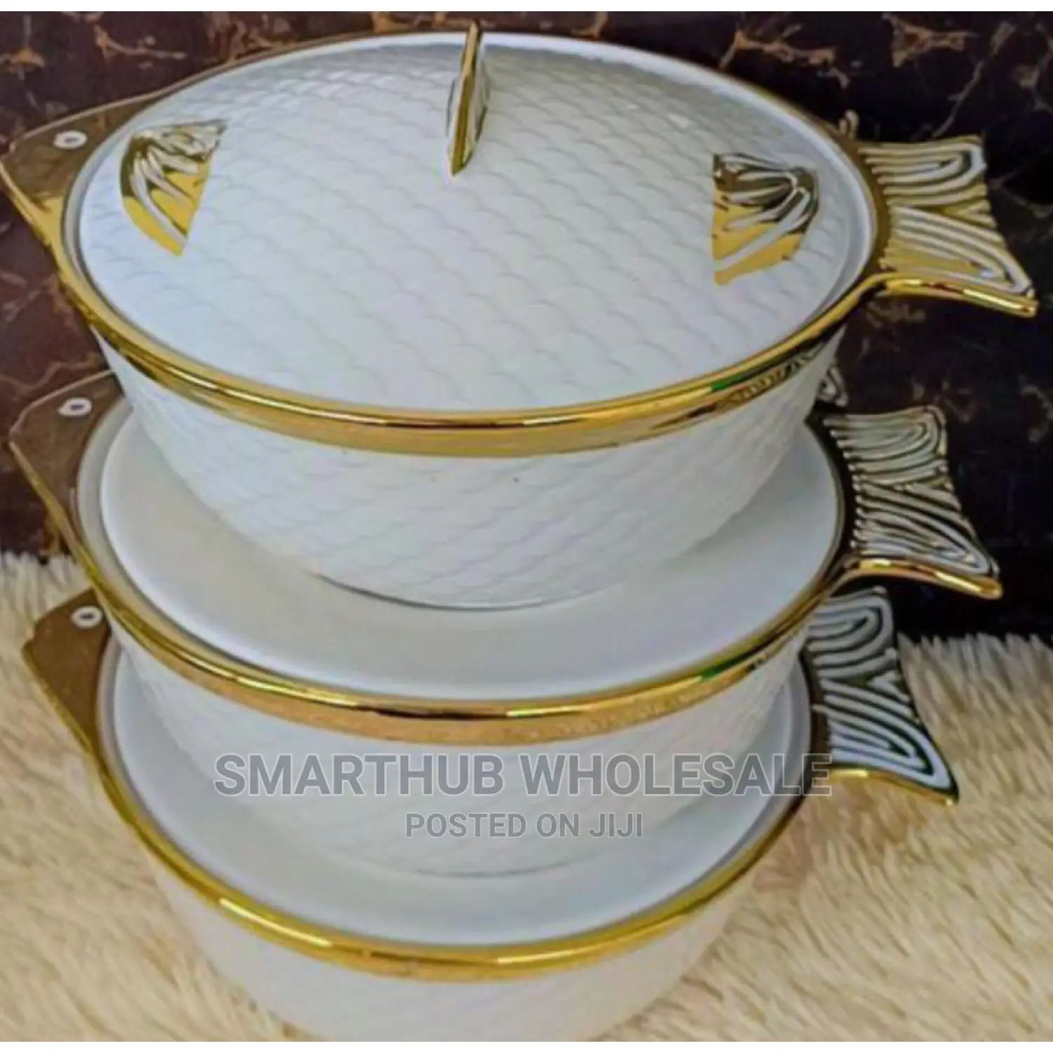 Ceramic Fish Golden 1.5 Bowl