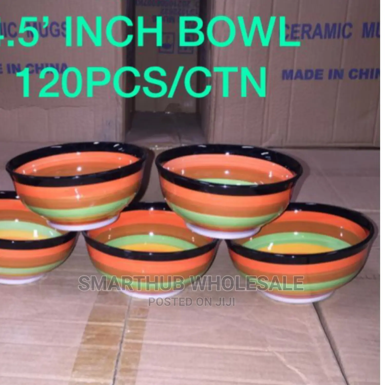 4.5 Inch 6pcs Ceramic Bowl 