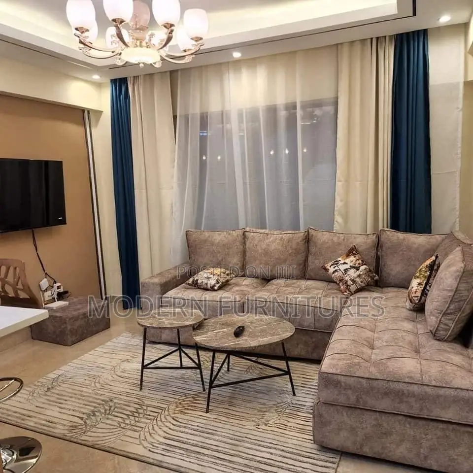 Classic L- Sofa Set