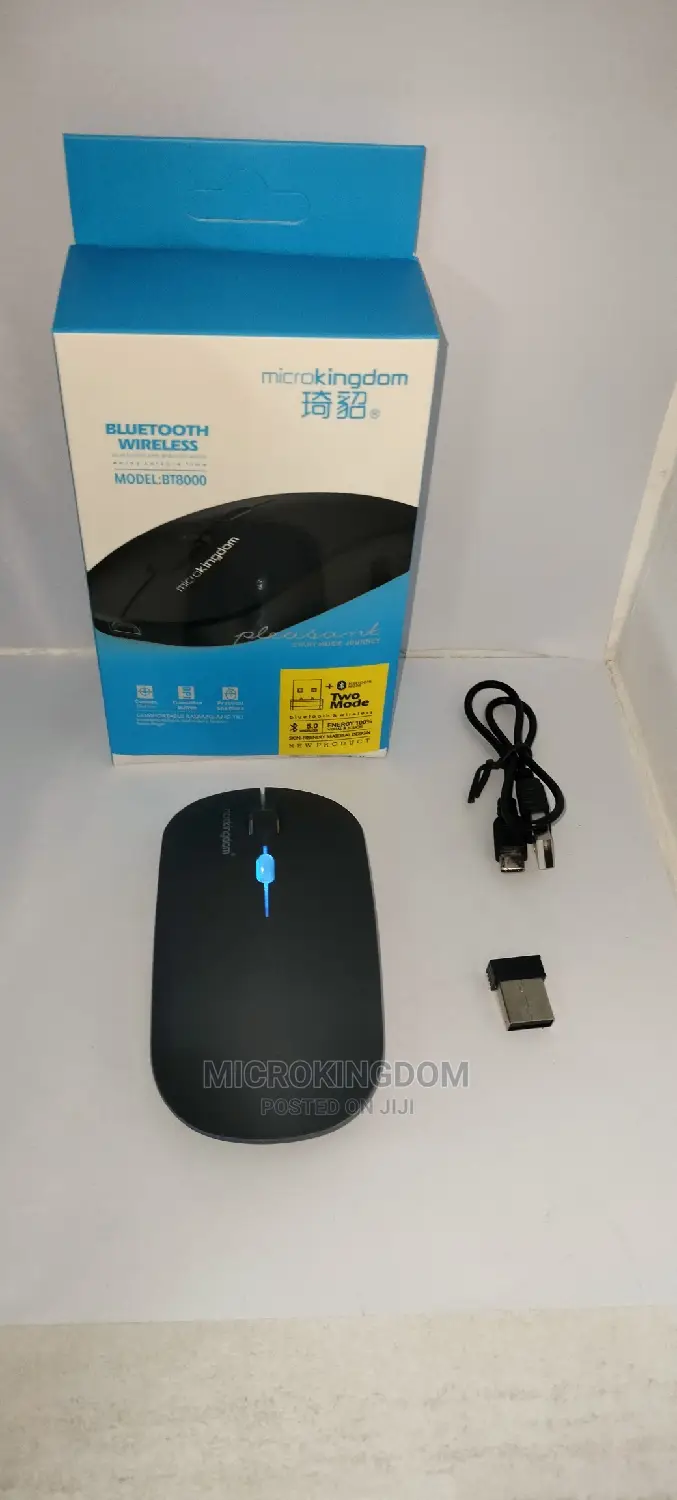 Bt 8000 Bluetooth Rechargeable Dual Mouse