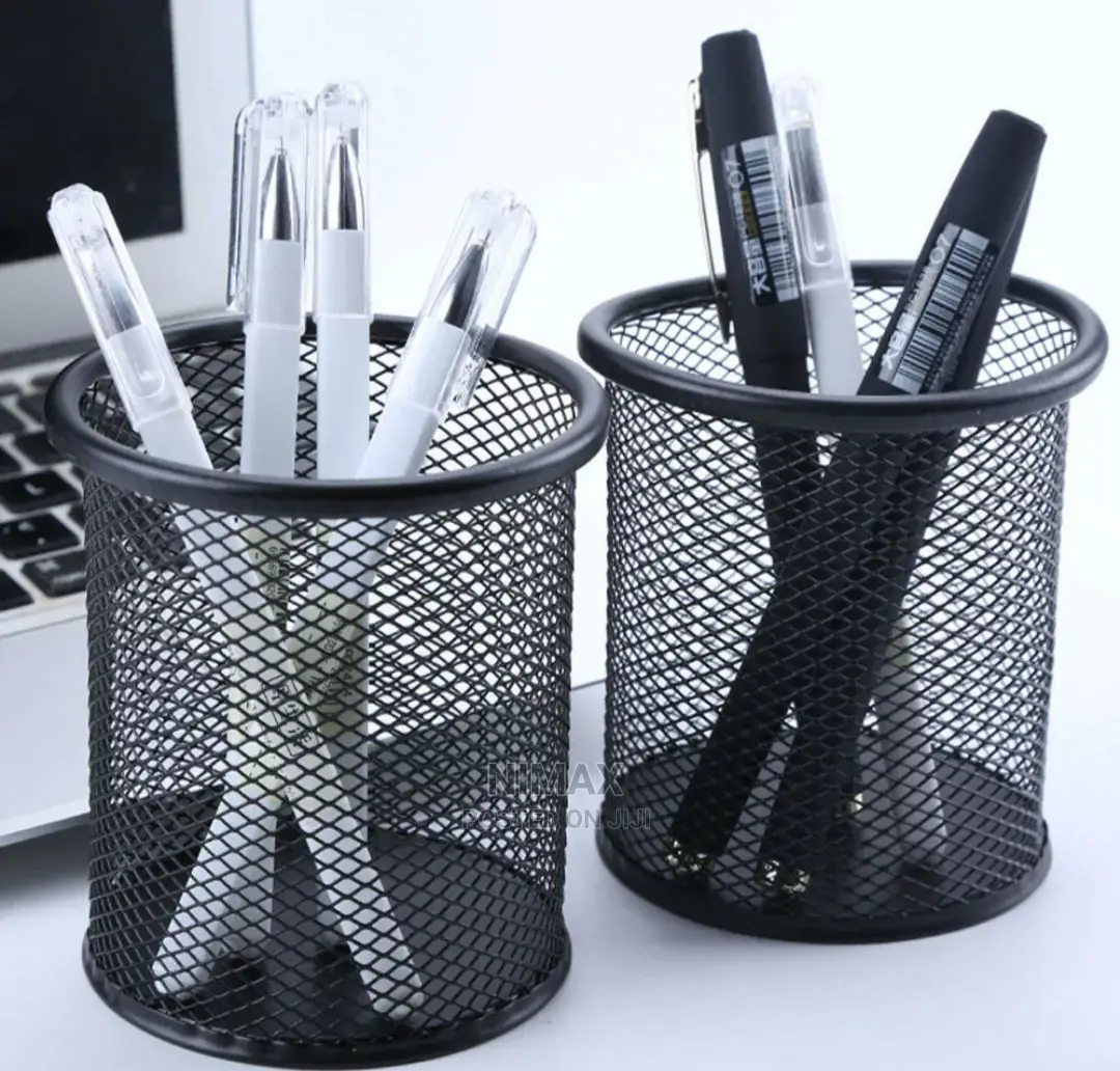 Pen Holder Black Mesh