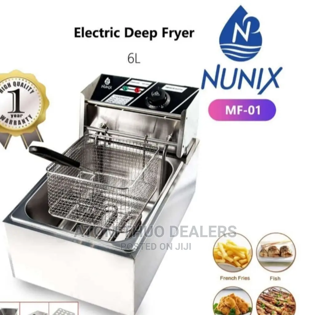 6litres Electric Single Fryer Nunix Model