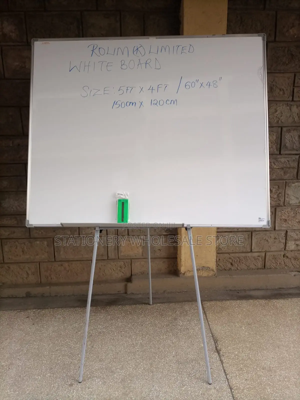 White Board 5ftx4ft With Tripod Whiteboard Stand