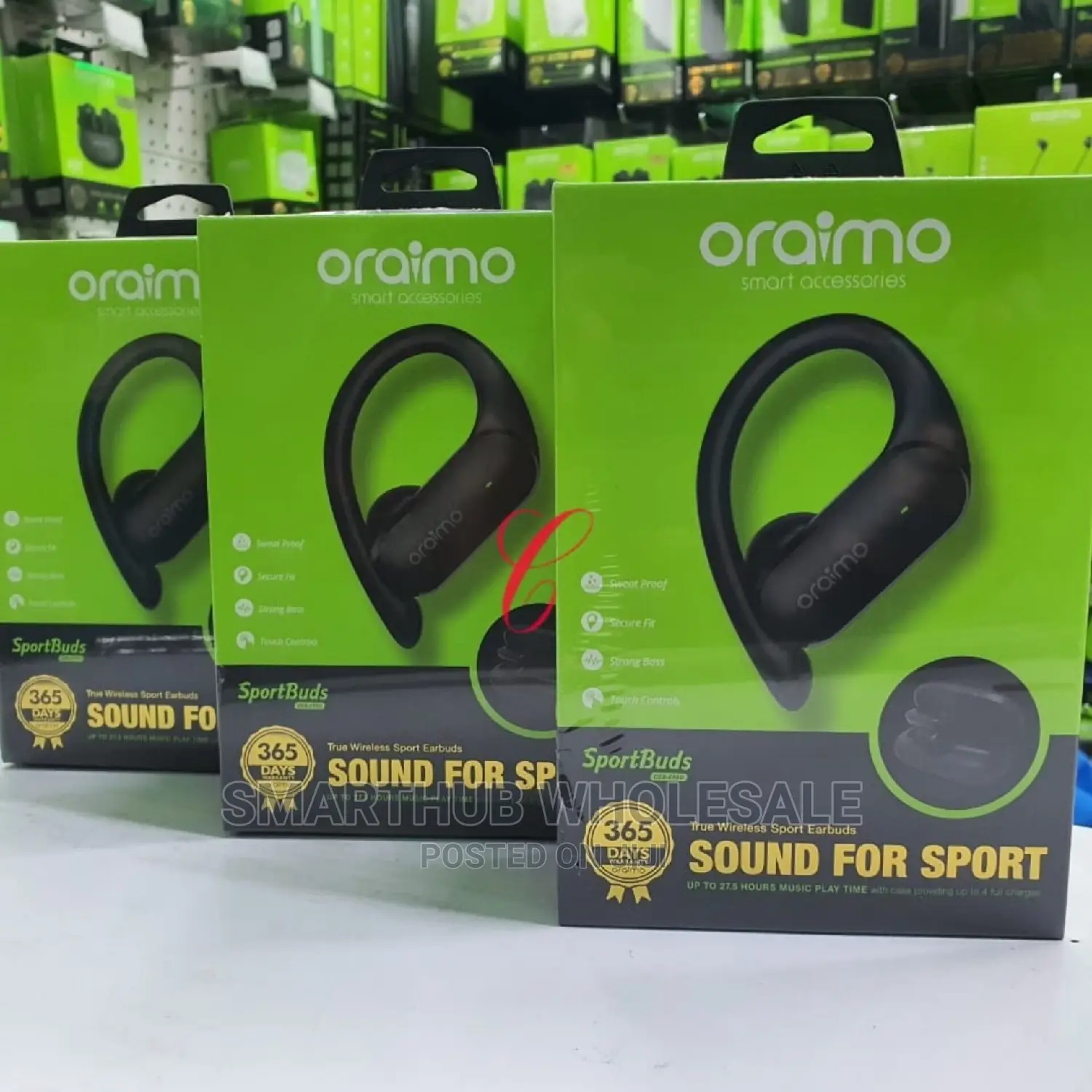 Oraimo Sportbuds OEB-E95D True Wireless Sport Earbuds