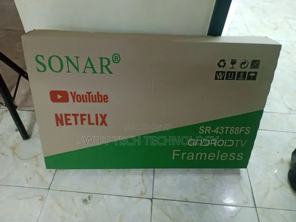 Sonar 43,43 Inches Smart Android Frameless Tv