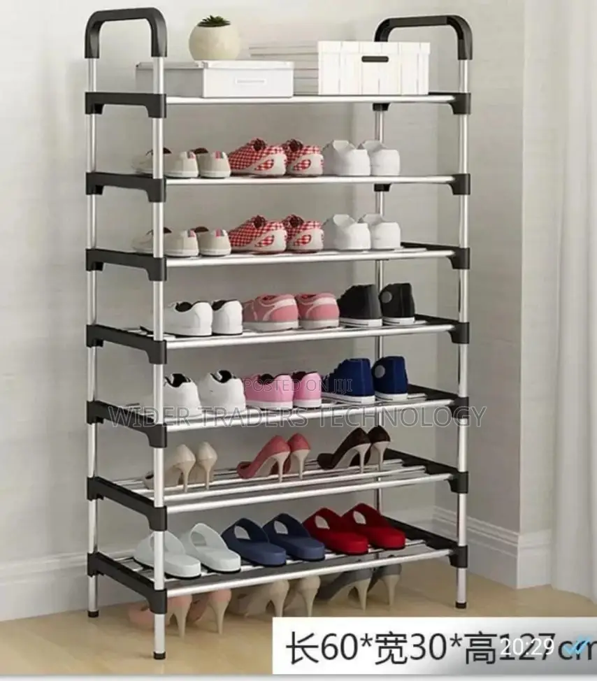 Adjustable Portable Shoerack - 7 Tier