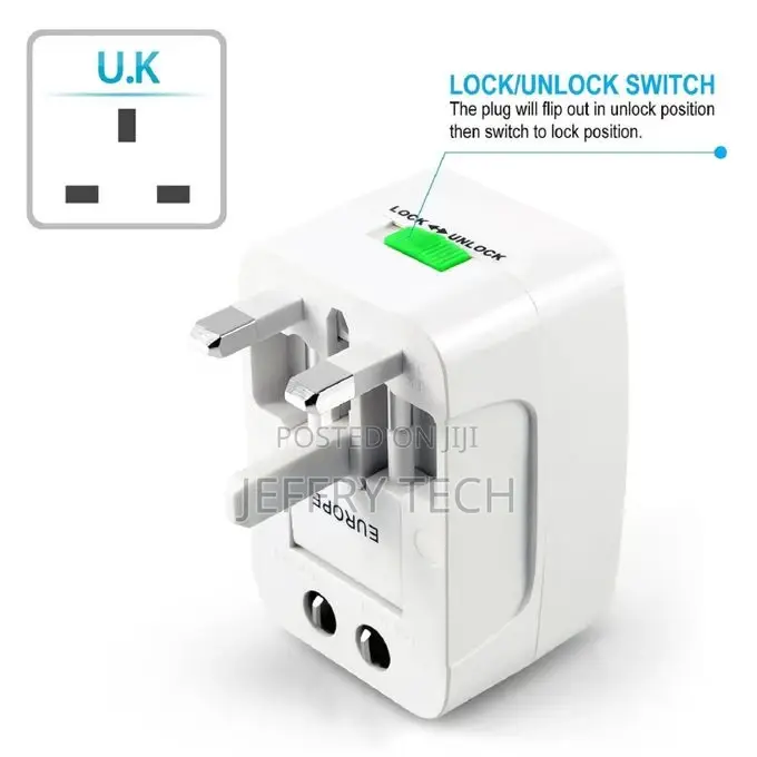 World Wide Travel/Power Charger Adapter Plug - EU MADE