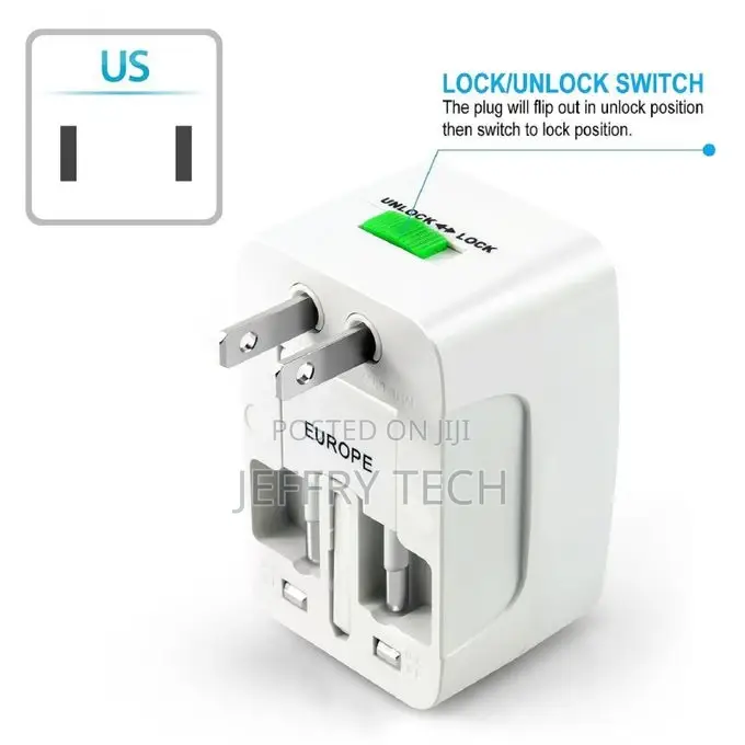 World Wide Travel/Power Charger Adapter Plug - EU MADE