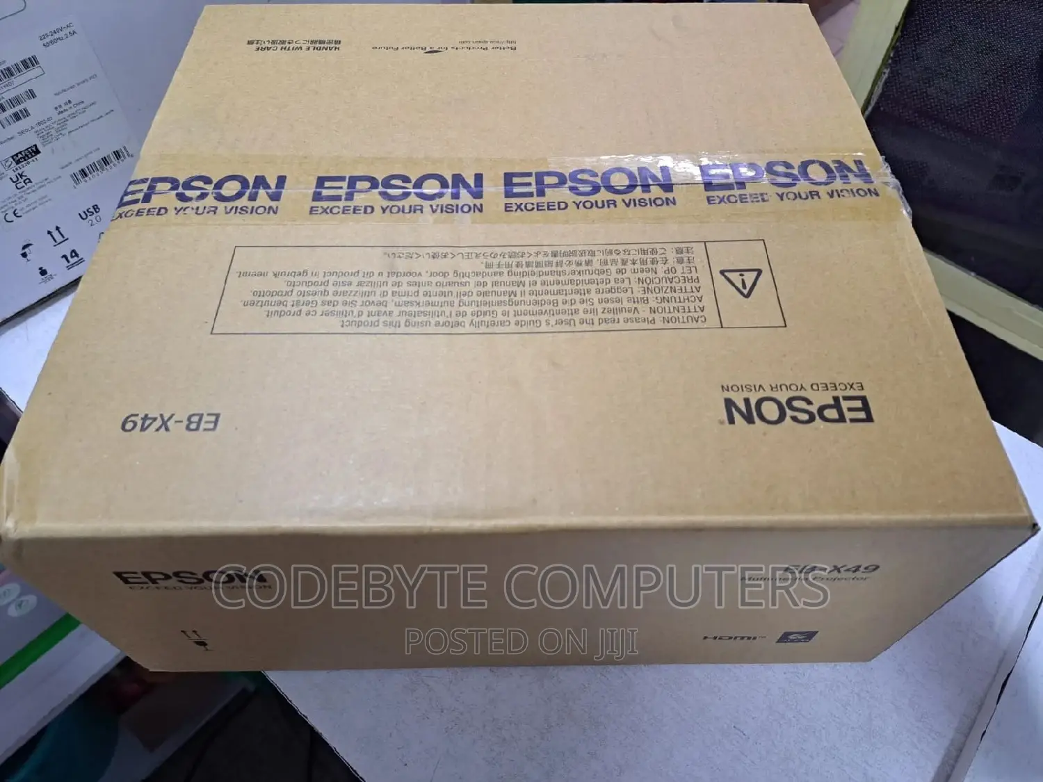 Epson Eb-X49 Projector 3600 Lumens