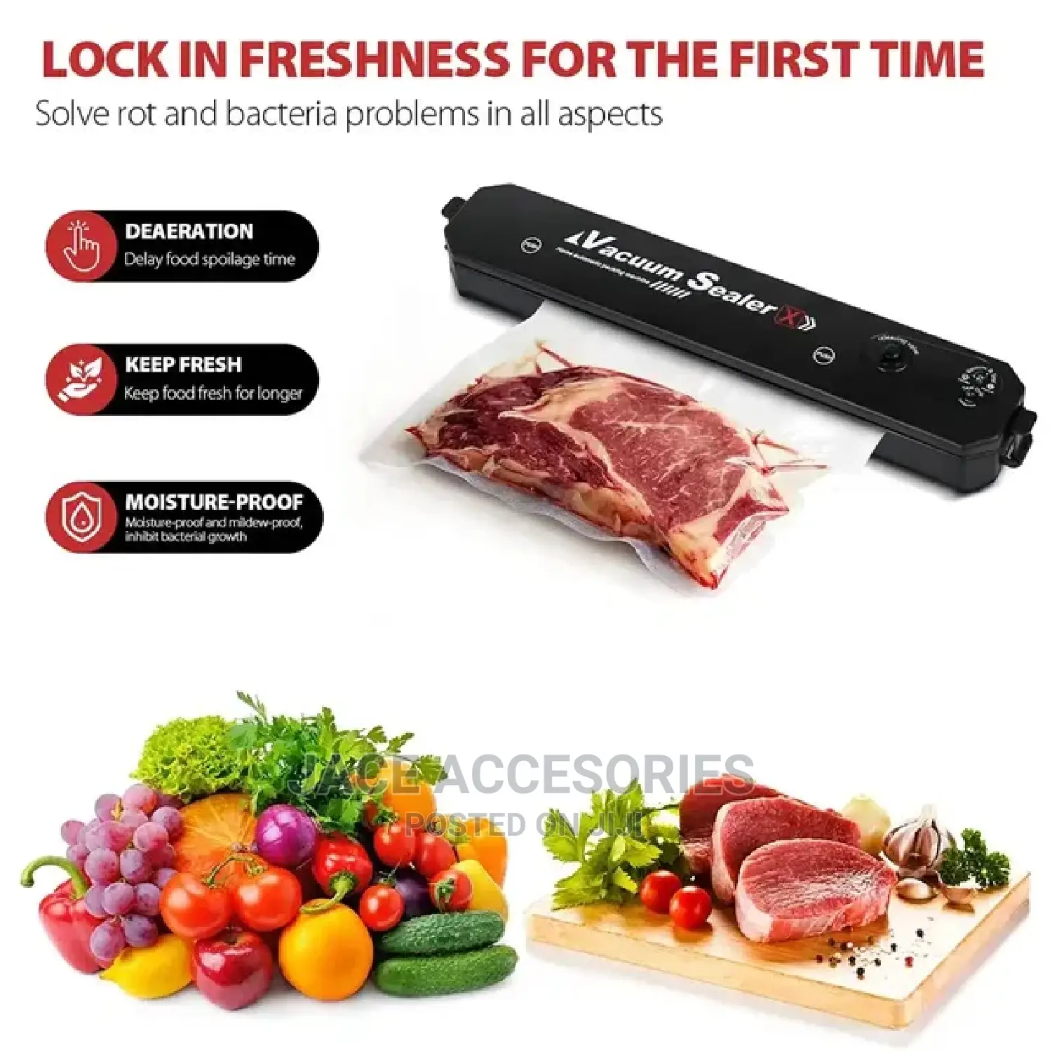 New Home Vacuum Sealer + Free 10 Bags