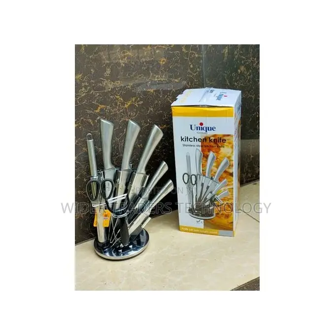 UNIQUE Stainless Steel Knife Set