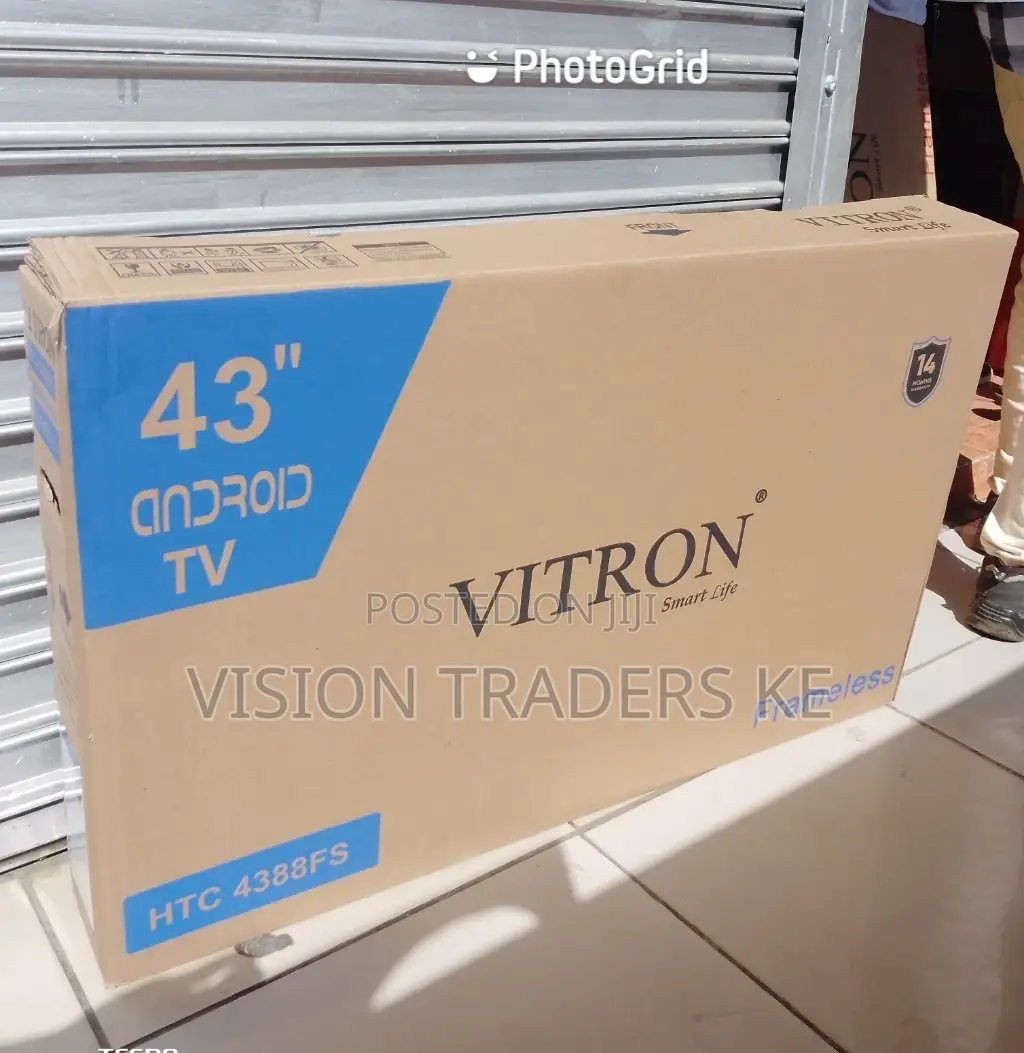Vitron 43 Smart Android Frameless Tv Full Hd.