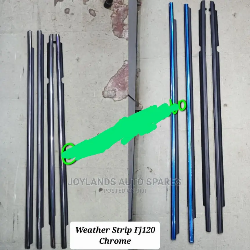 Weather Strips FJ120 Chrome