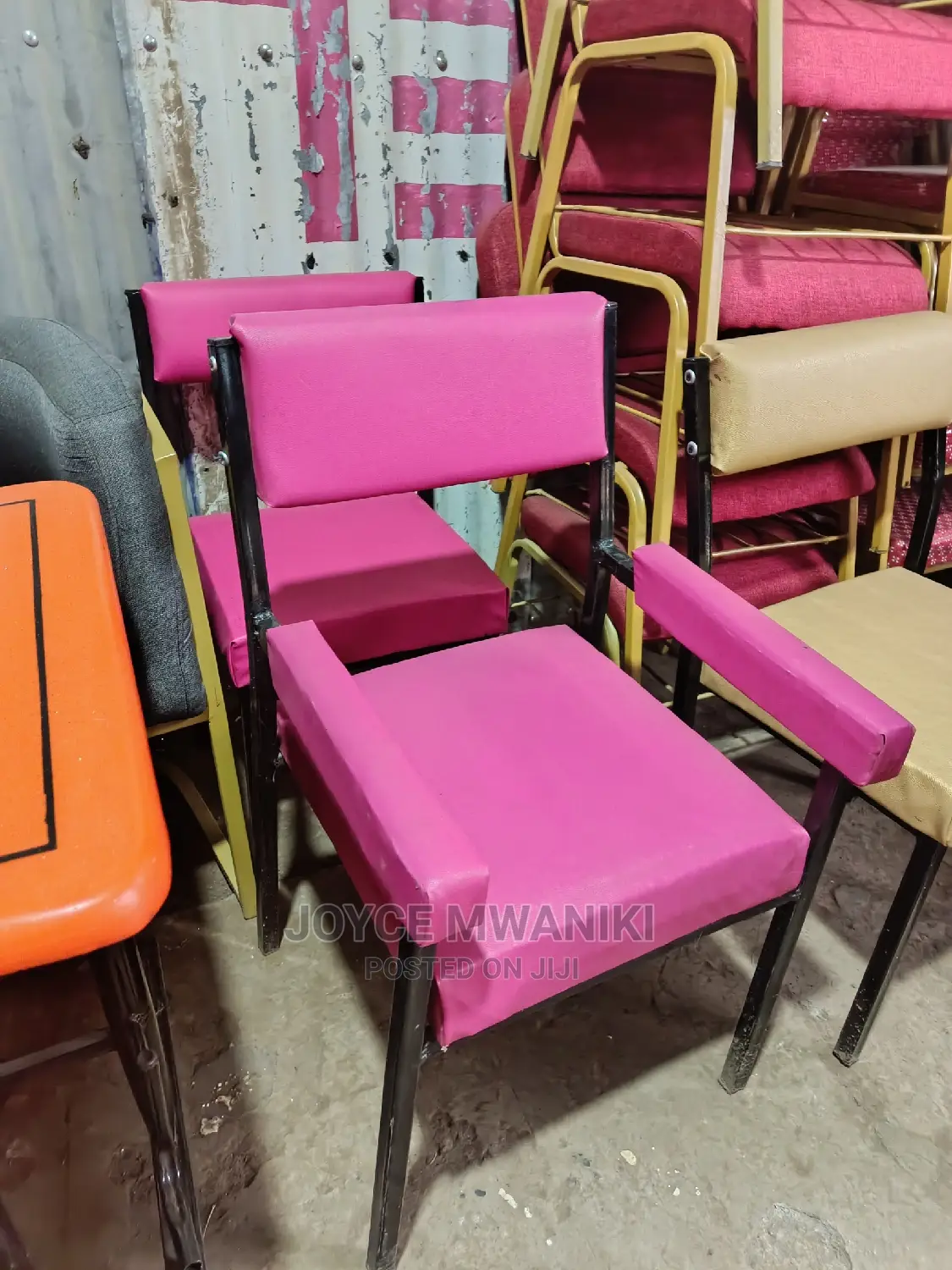 Salon Pink Chairs