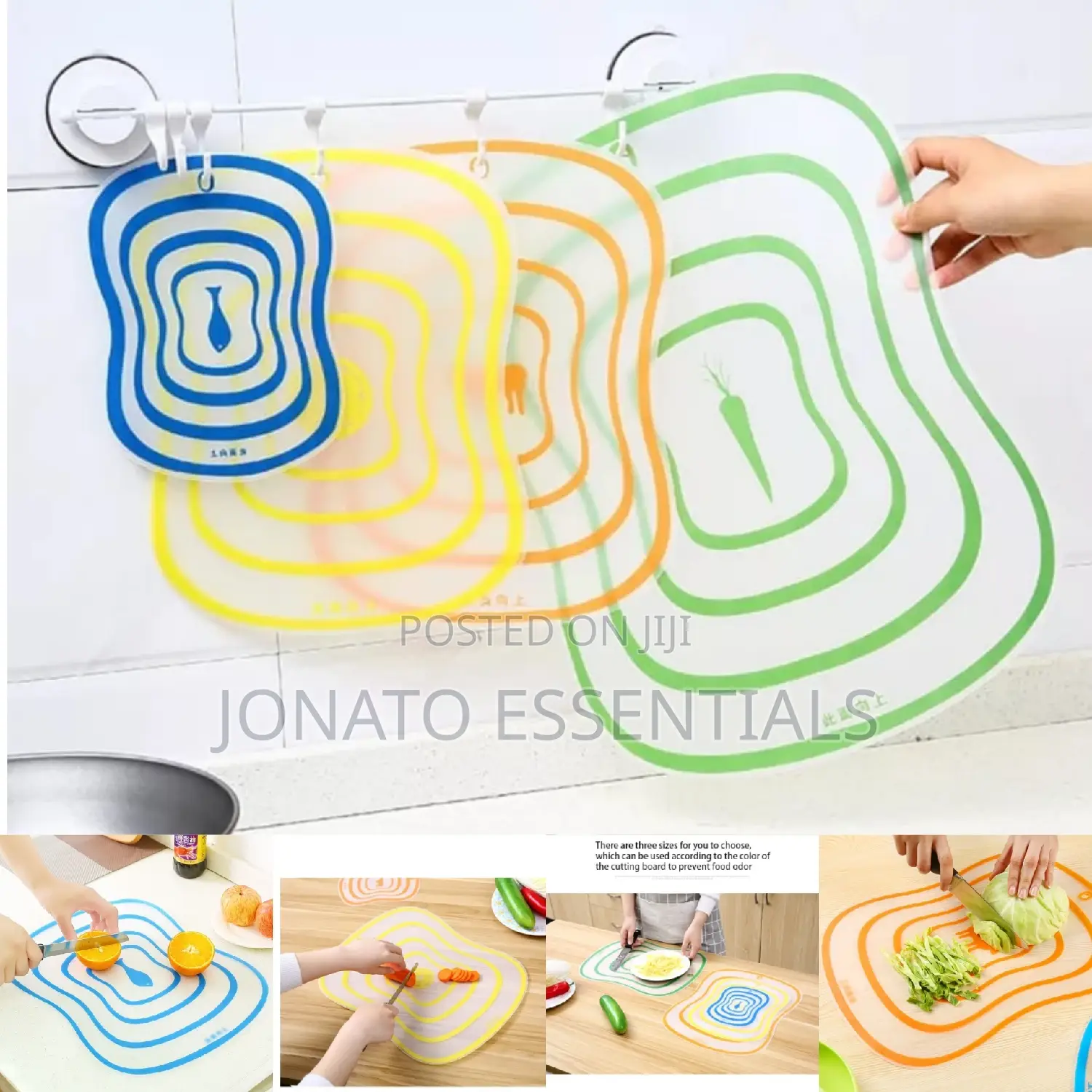 4 Piece Kitchen Cutting Board, Chopping Board