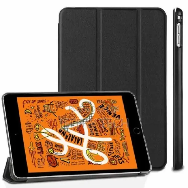 For Apple iPad Mini 4 5 Case Smart Trifold Hybrid Cover Blac