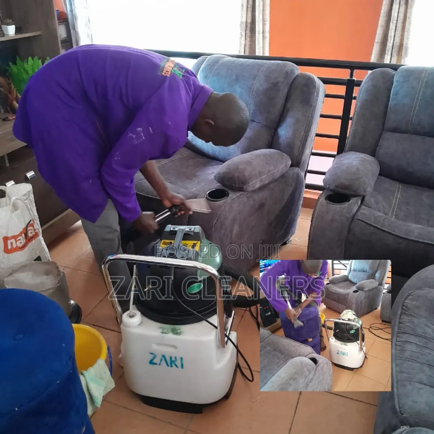 Regular Sofa Cleaners - Door to Door Service