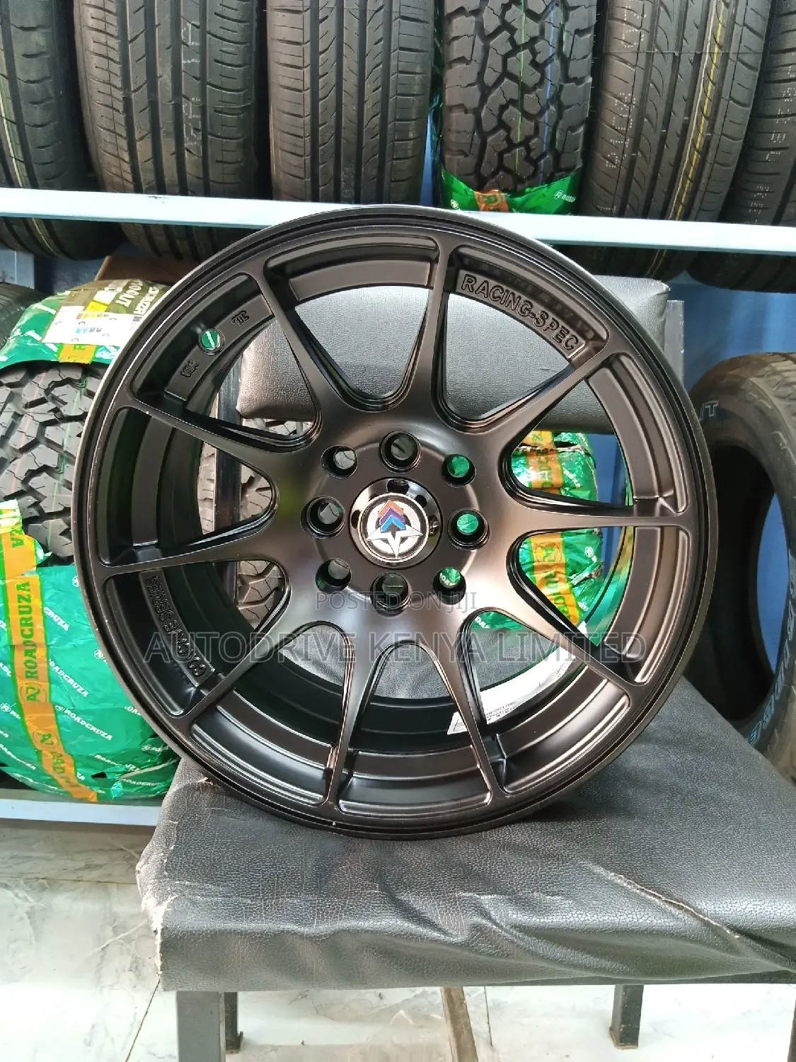 Rim 14" 8holes Offset Black