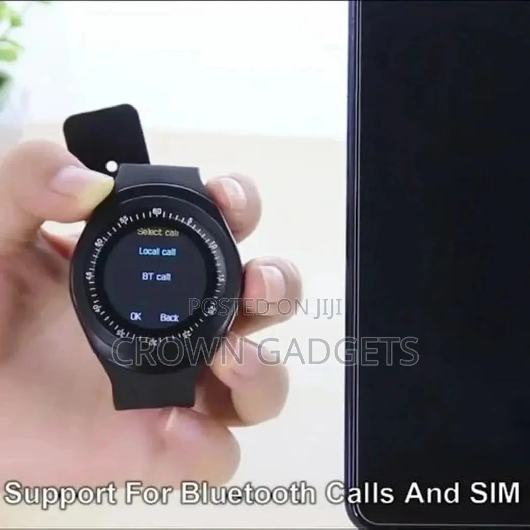 Y1 Smart Watch Round Sharp Support Nano SIM
