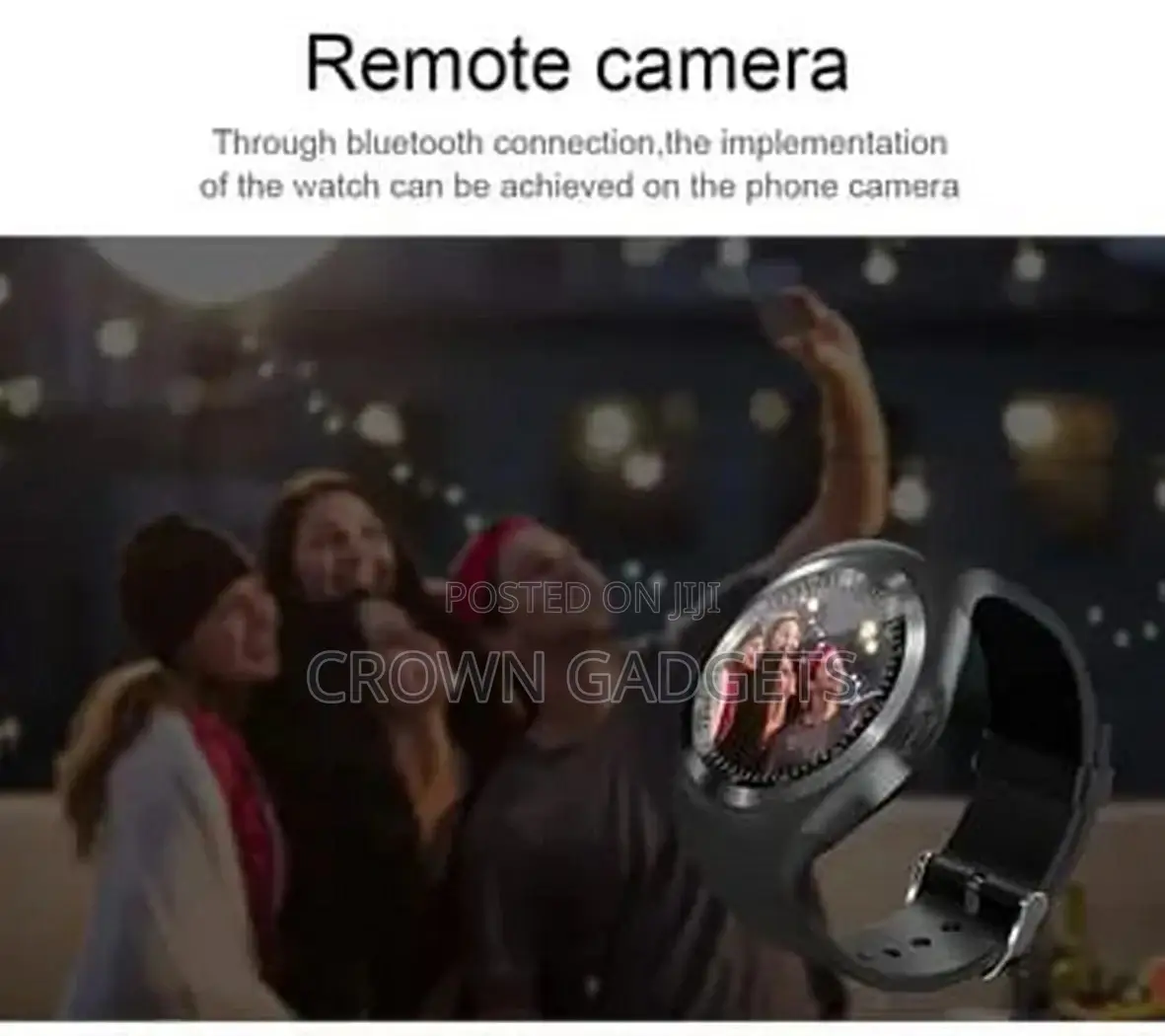 Boch Unisex Y1 Bluetooth Smart Watch