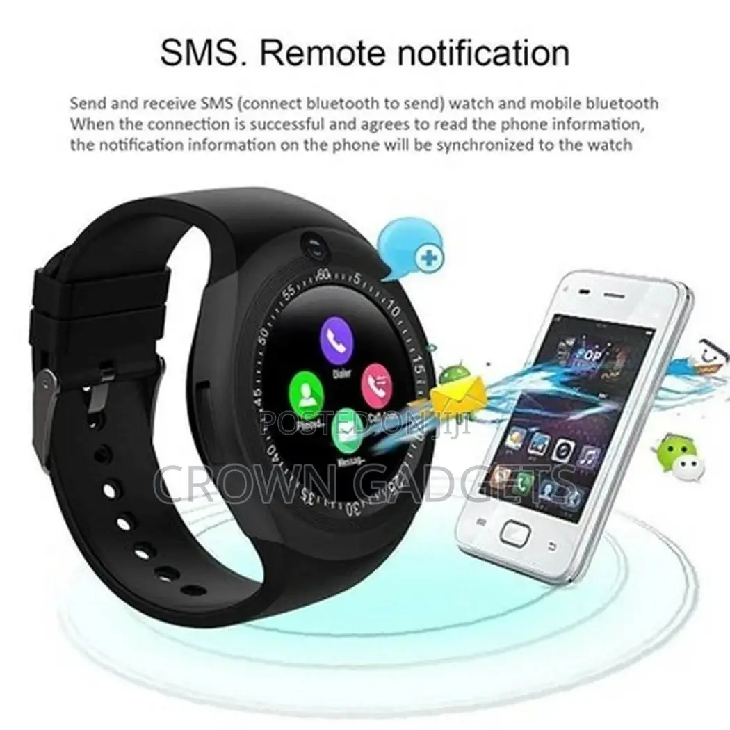 Unisex Y1 Bluetooth Smart Watch