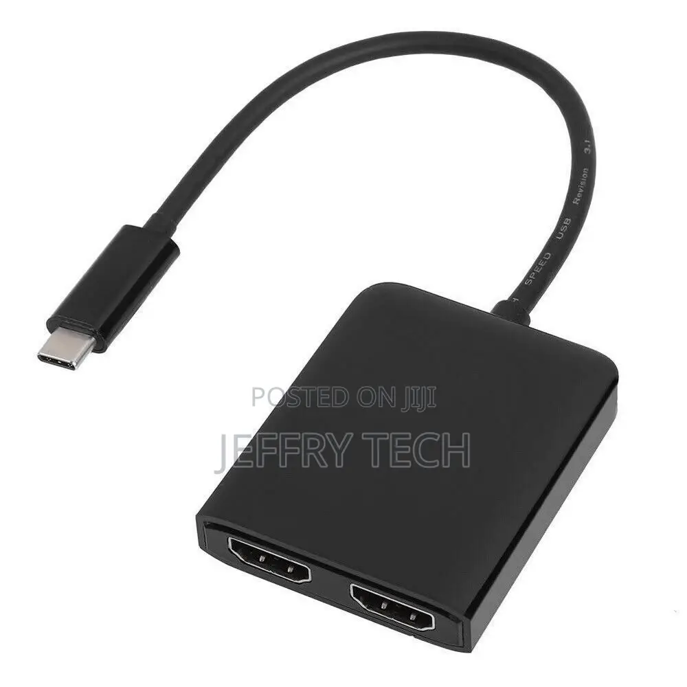 USB-C USB 3.1 Type C to Dual HDMI Converter Adapter Cable Mi