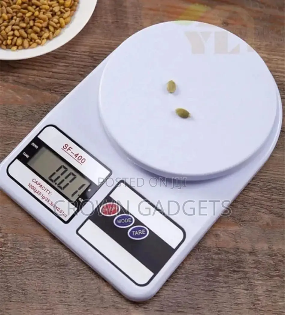 10kg White Digital Kitchen Weighing Scale