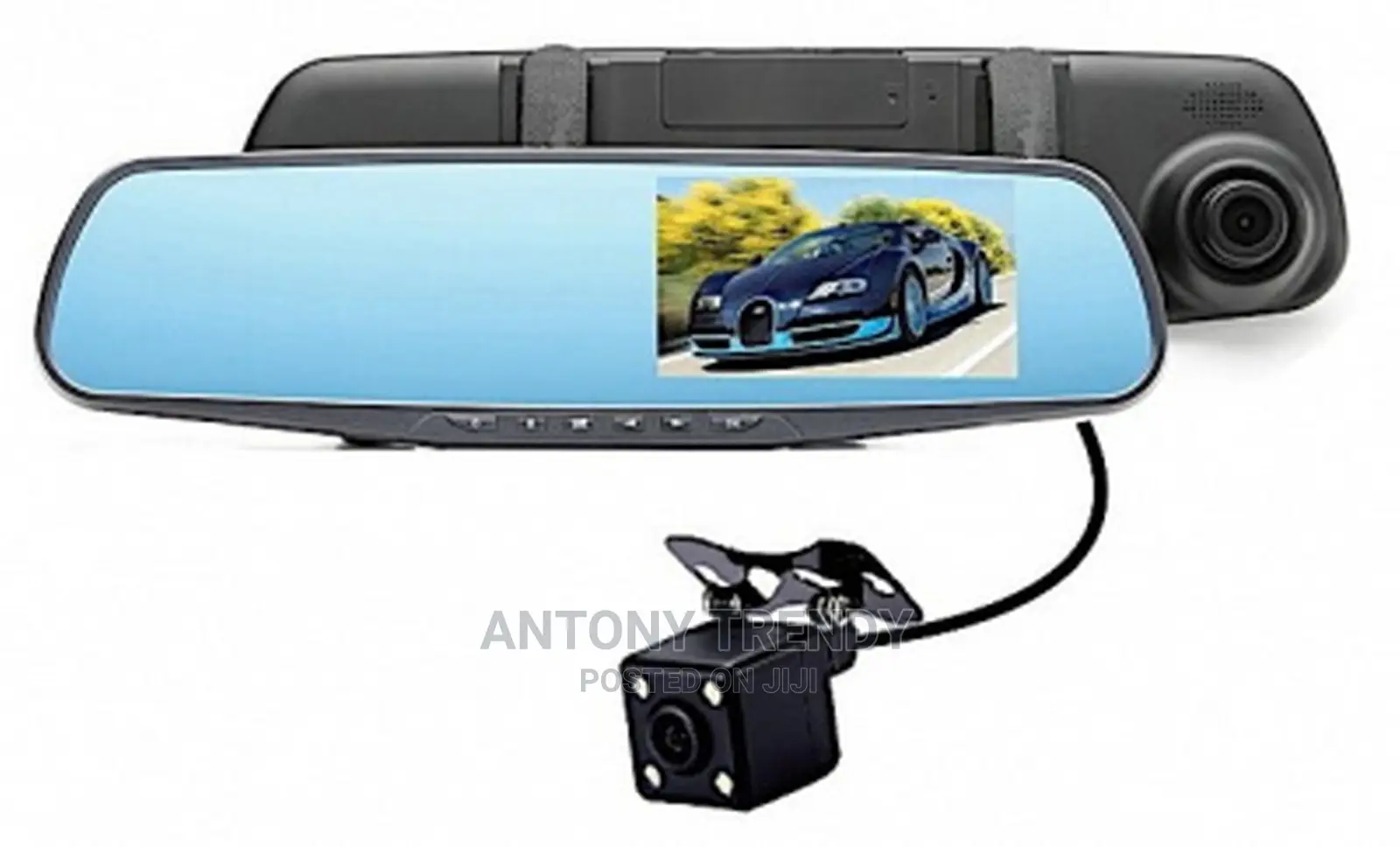 Mirror Dash Cam Dual 1080P Front and Rear