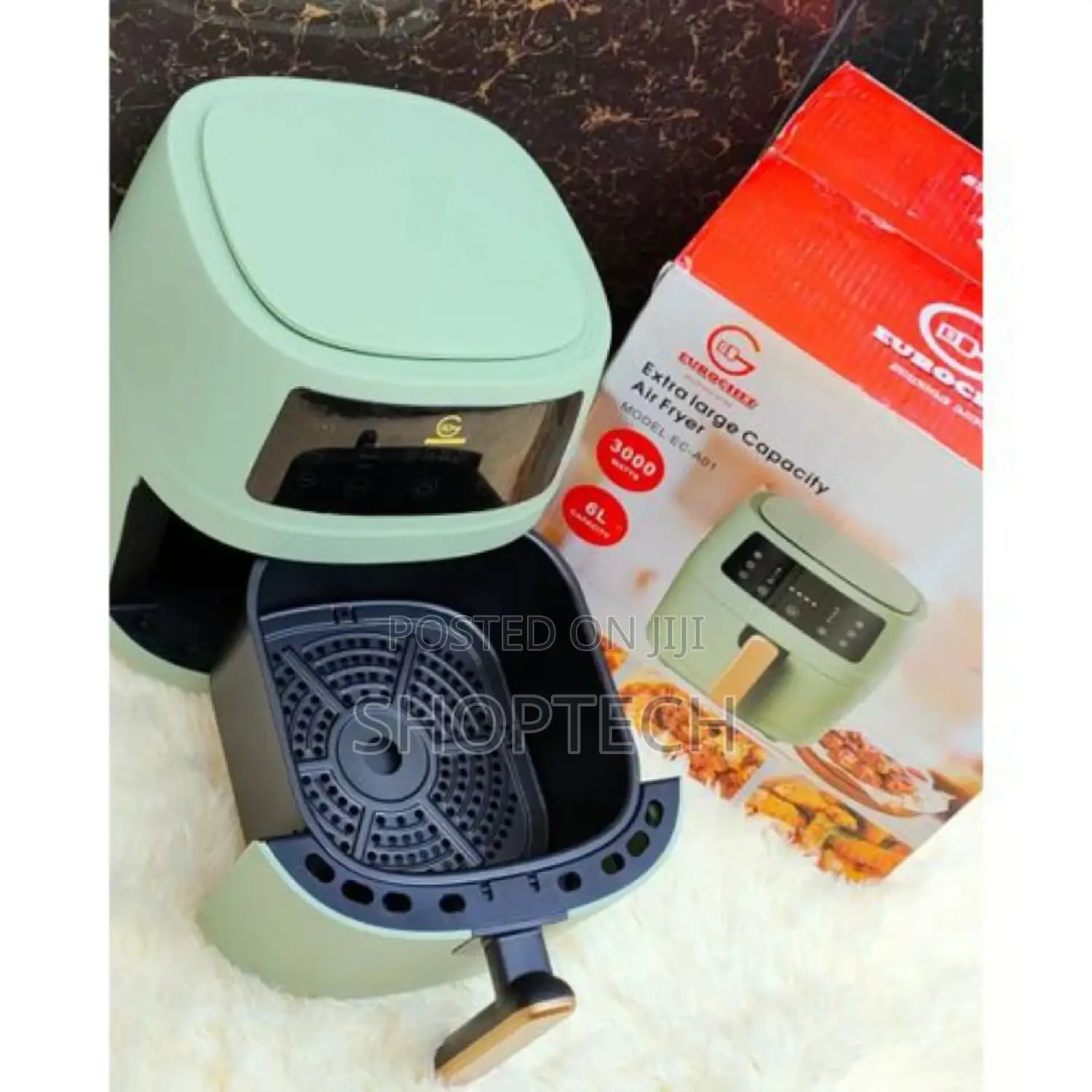 Eurochef Air Fryer Oven Different Cooking Presets Options