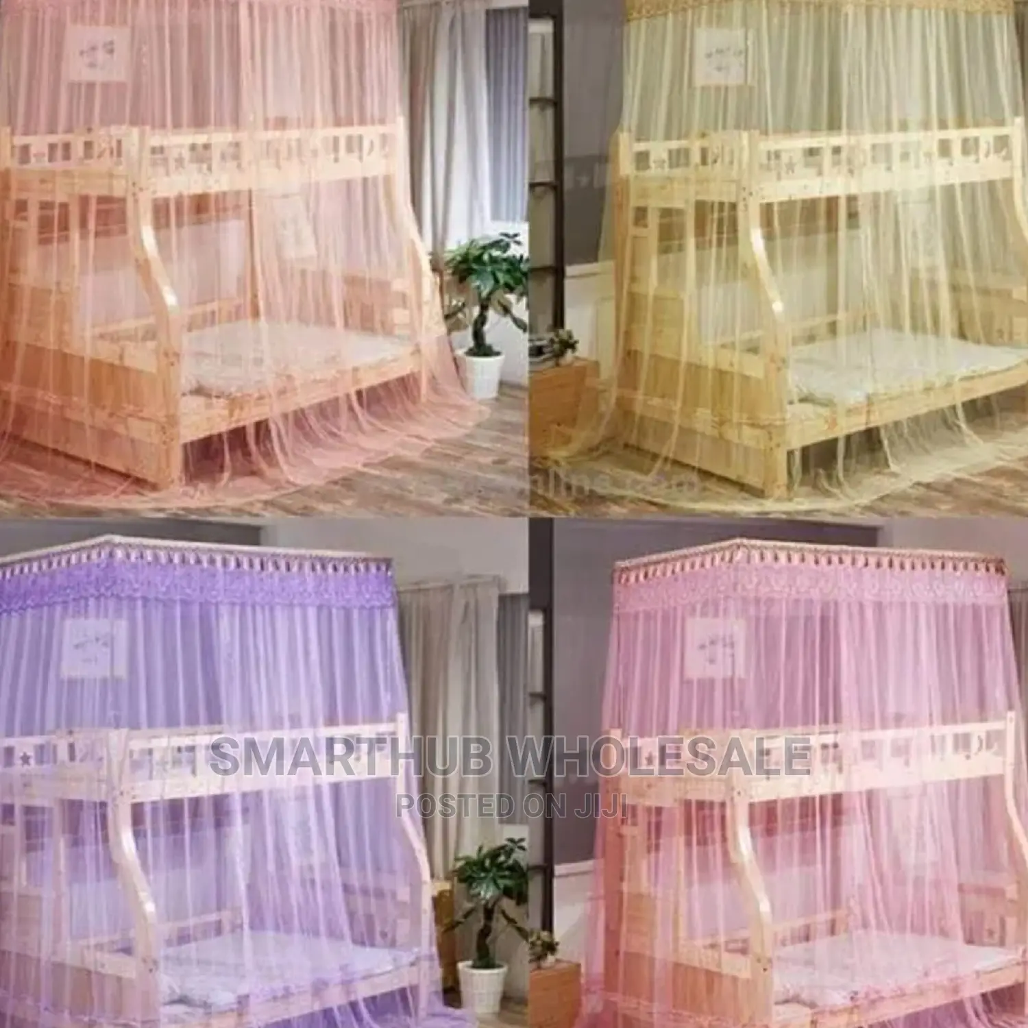 Double Decker Free Size Mosquito Net All Bed Size Available