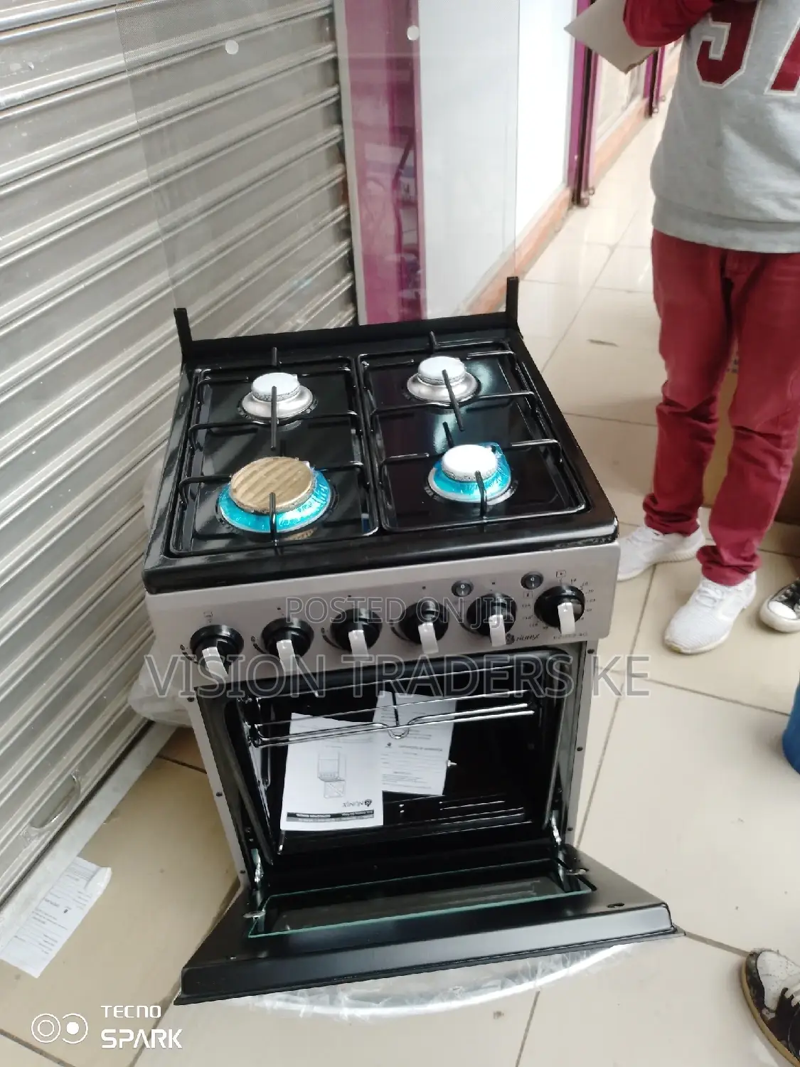 Brand New Nunix 50*55 Full Gas Cooker.