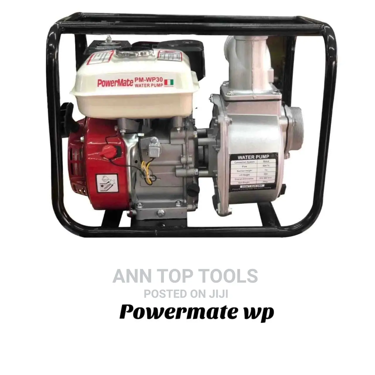 Powermate 2inch 7.5hp Petrol Water Pump
