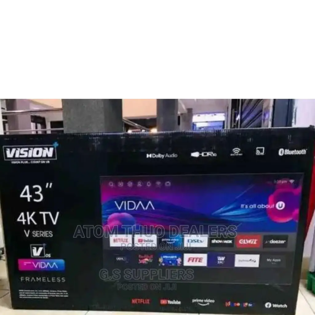 Original 43 Inches Smart Android Frameless Vision Tv 