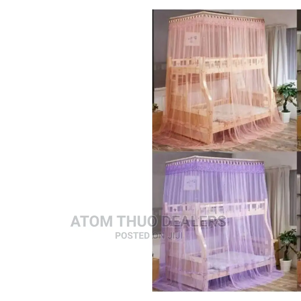 Rectangular Double Decker Free Size Mosquito Nets