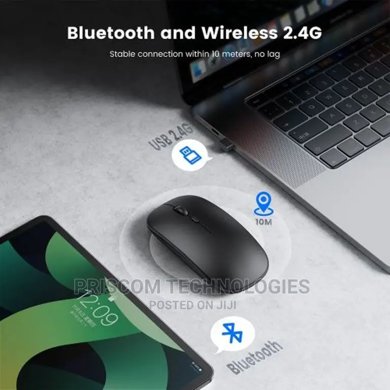 Bluetooth Rechargeable Wireless Mouse, Rechargeable Mouse