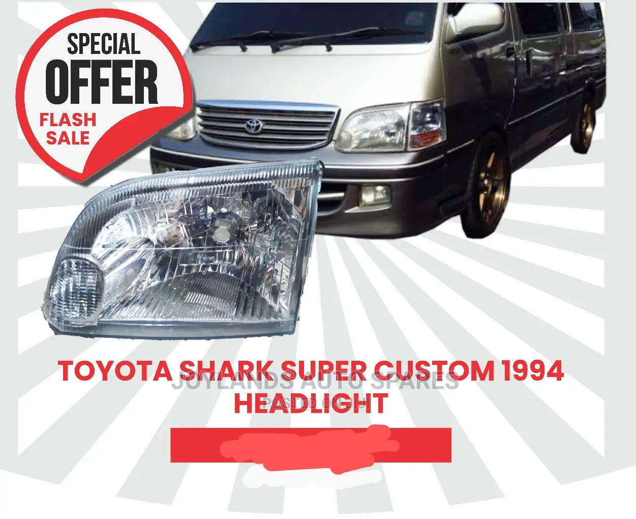 Shark 5l Super Custom 1994 Headlights