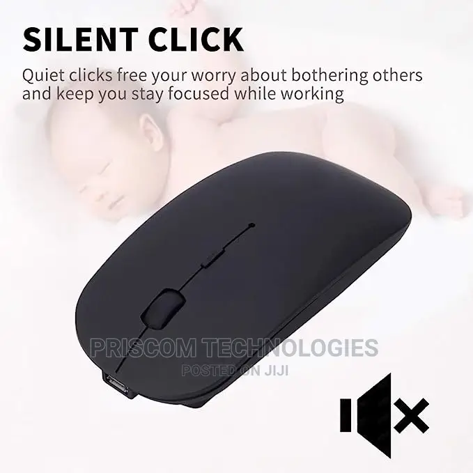 Rechargeable Wireless Mouse (Ultra-Slim Design) 2.4ghz